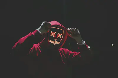 Neon Max with X Over Eyes
