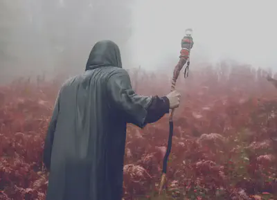 Warlock with Staff