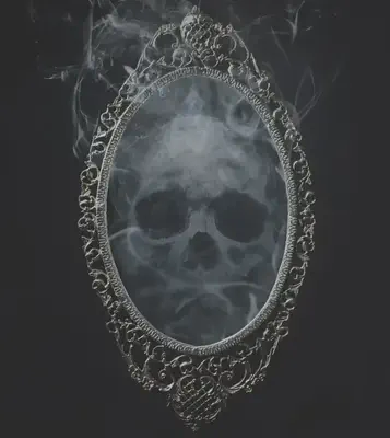 Skull Mirror