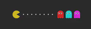 Pacman and Ghosts