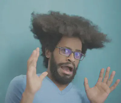 Man With Exclaiming Face